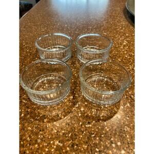 Duralex set of 4 ramekins made in France